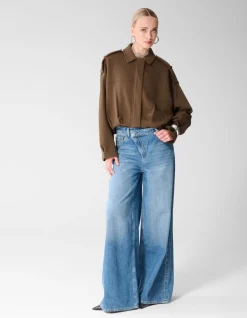 Oversized Sweat Jack Khaki