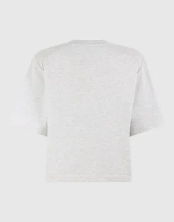 Oversized Sweat T-shirt Lichtgrijs
