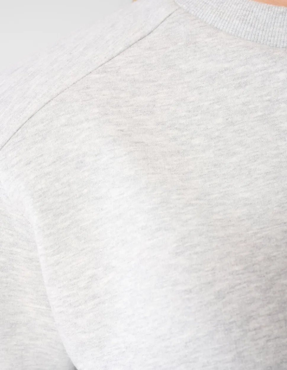 Oversized Sweat T-shirt Lichtgrijs