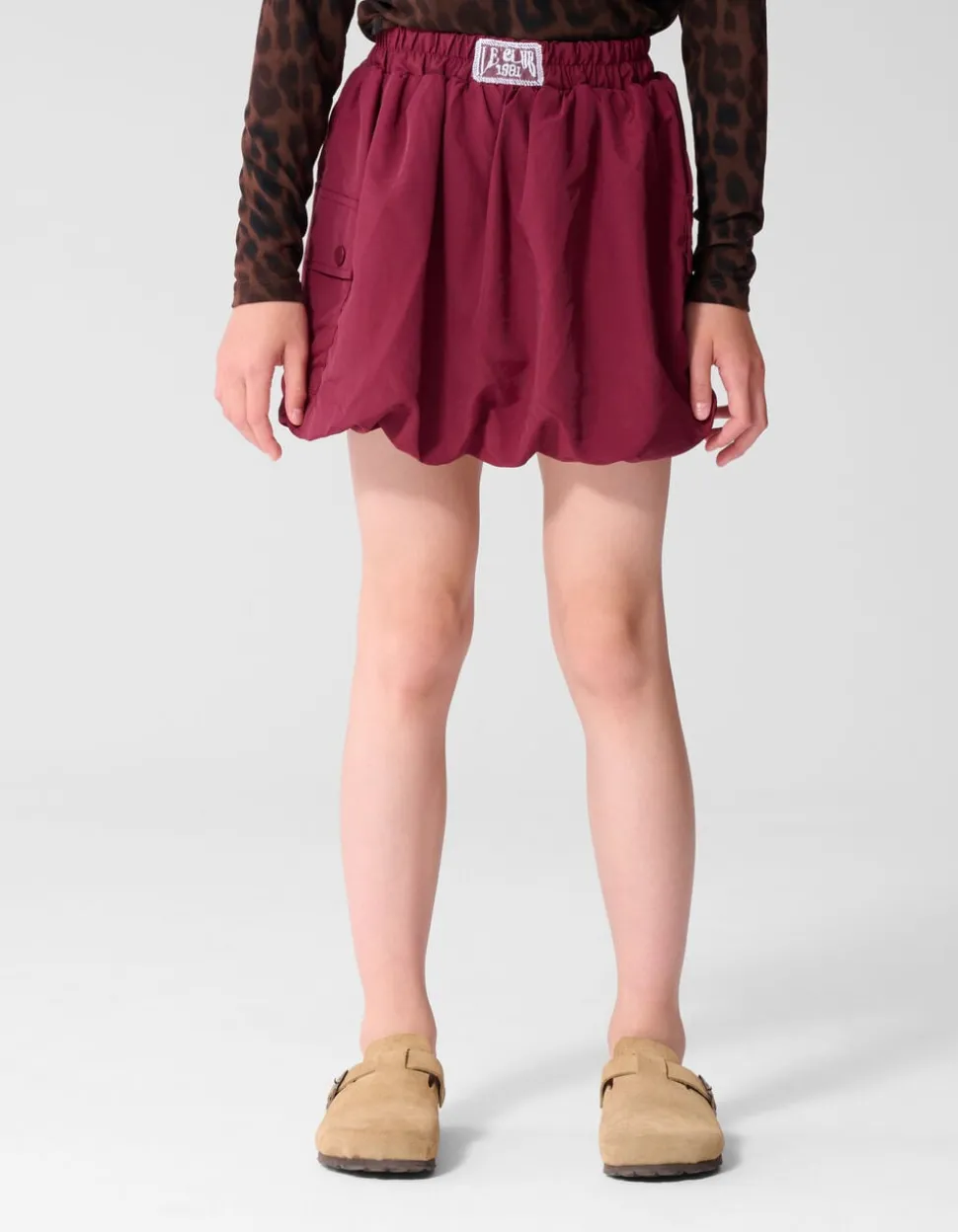 Parachute Balloon Fit Rok Donkerrood