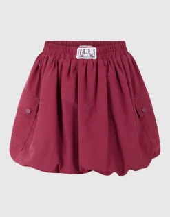 Parachute Balloon Fit Rok Donkerrood