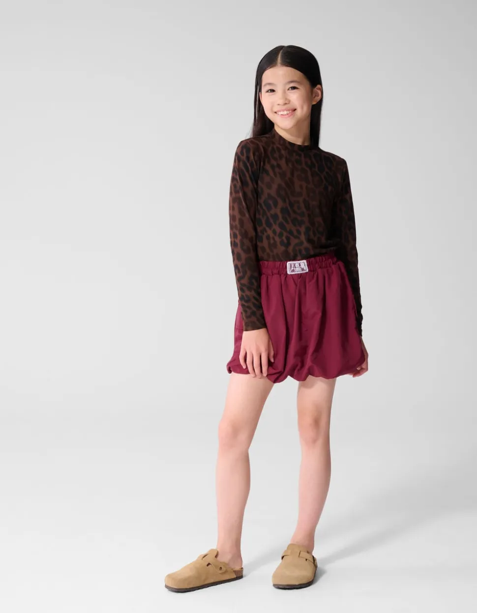 Parachute Balloon Fit Rok Donkerrood