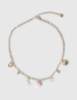 Parel Bedel Ketting Goud