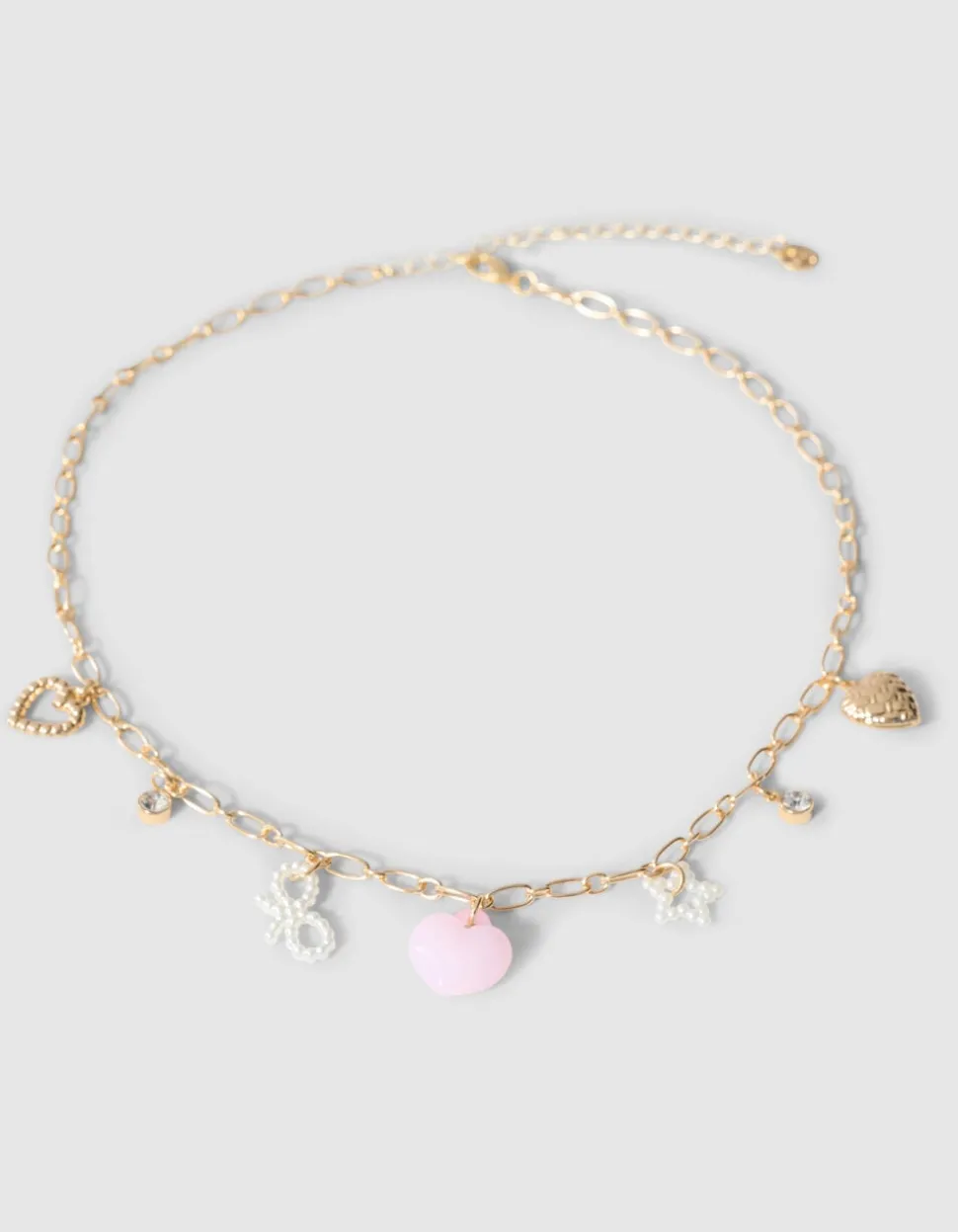 Parel Bedel Ketting Goud