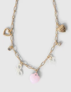 Parel Bedel Ketting Goud