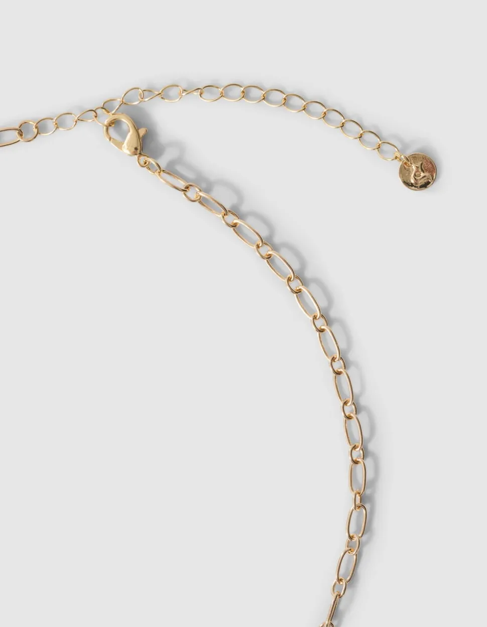 Parel Bedel Ketting Goud