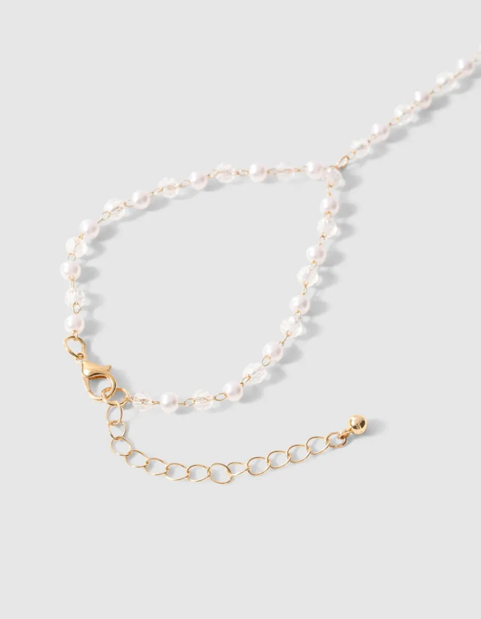 Parel Hand Chain Goud