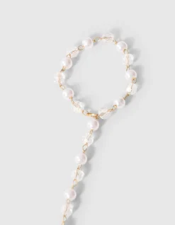 Parel Hand Chain Goud