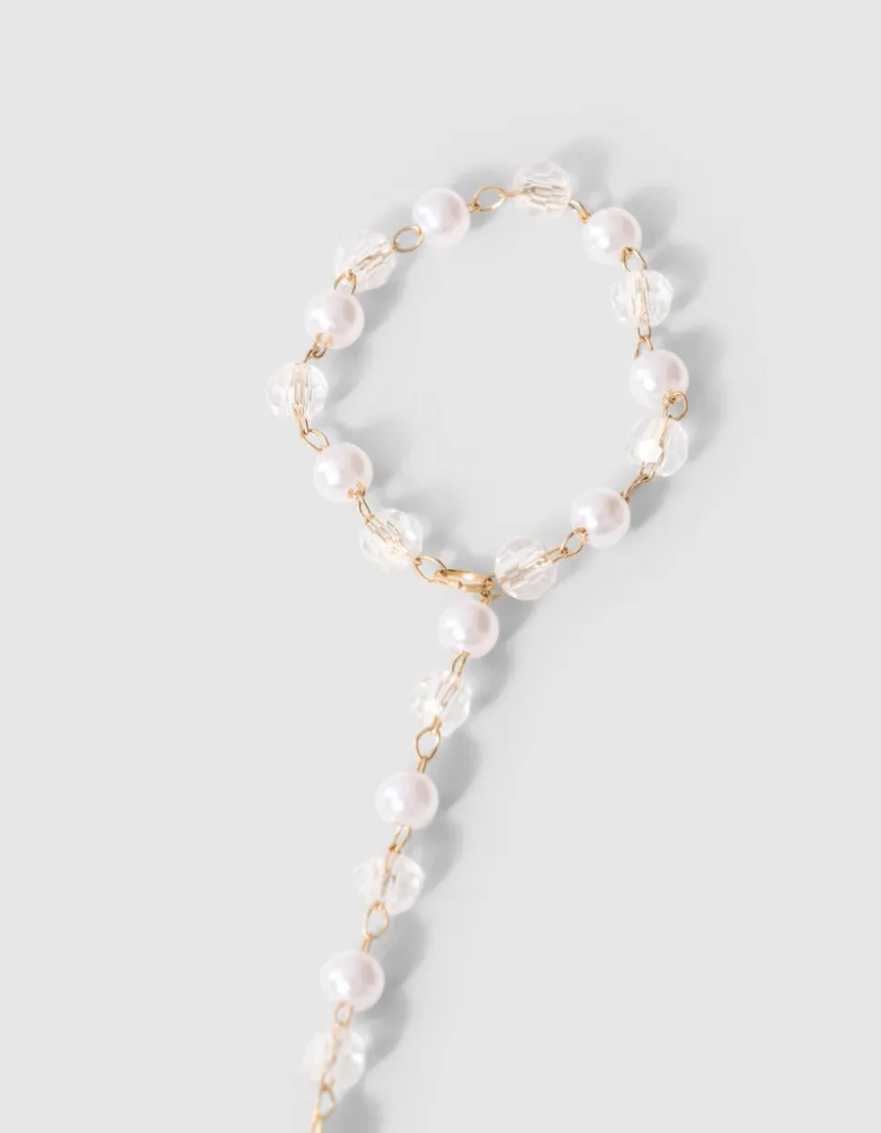 Parel Hand Chain Goud