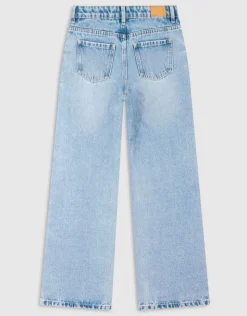 Parel Wide Leg Fit Jeans Blauw