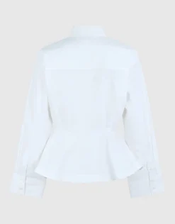 Peplum Blouse Wit