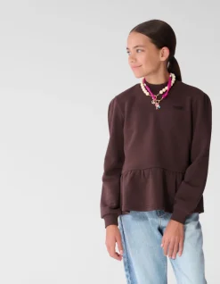 Peplum Sweater Bruin