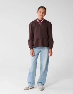 Peplum Sweater Bruin