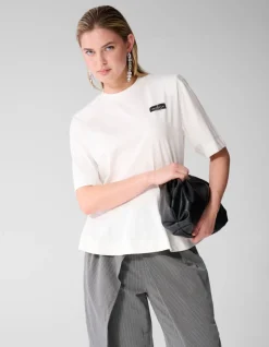 Peplum T-shirt Wit