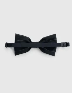 Pinstripe Vlinderstrik Zwart