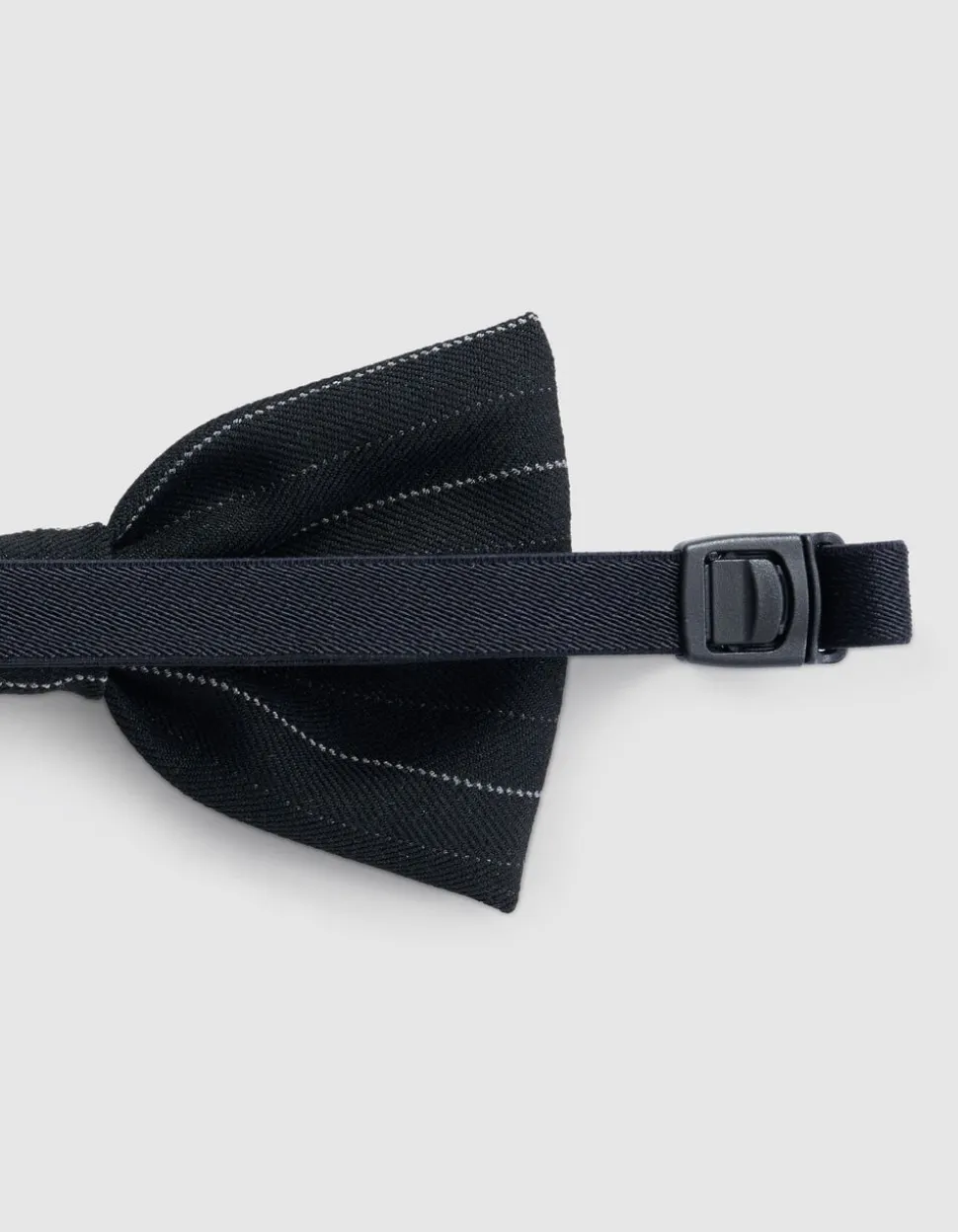 Pinstripe Vlinderstrik Zwart