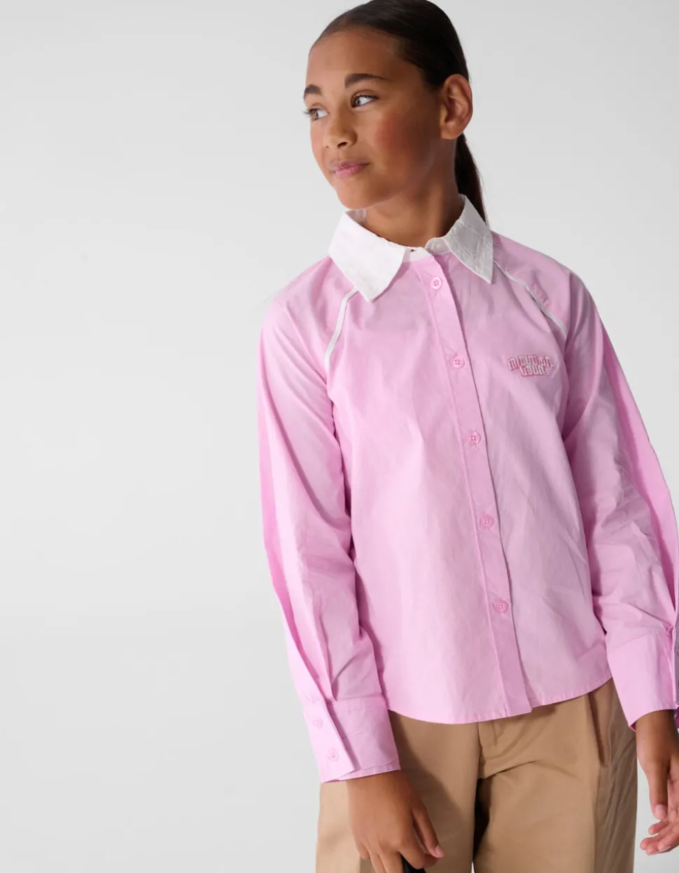 Piping Blouse Lichtroze