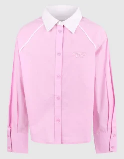 Piping Blouse Lichtroze