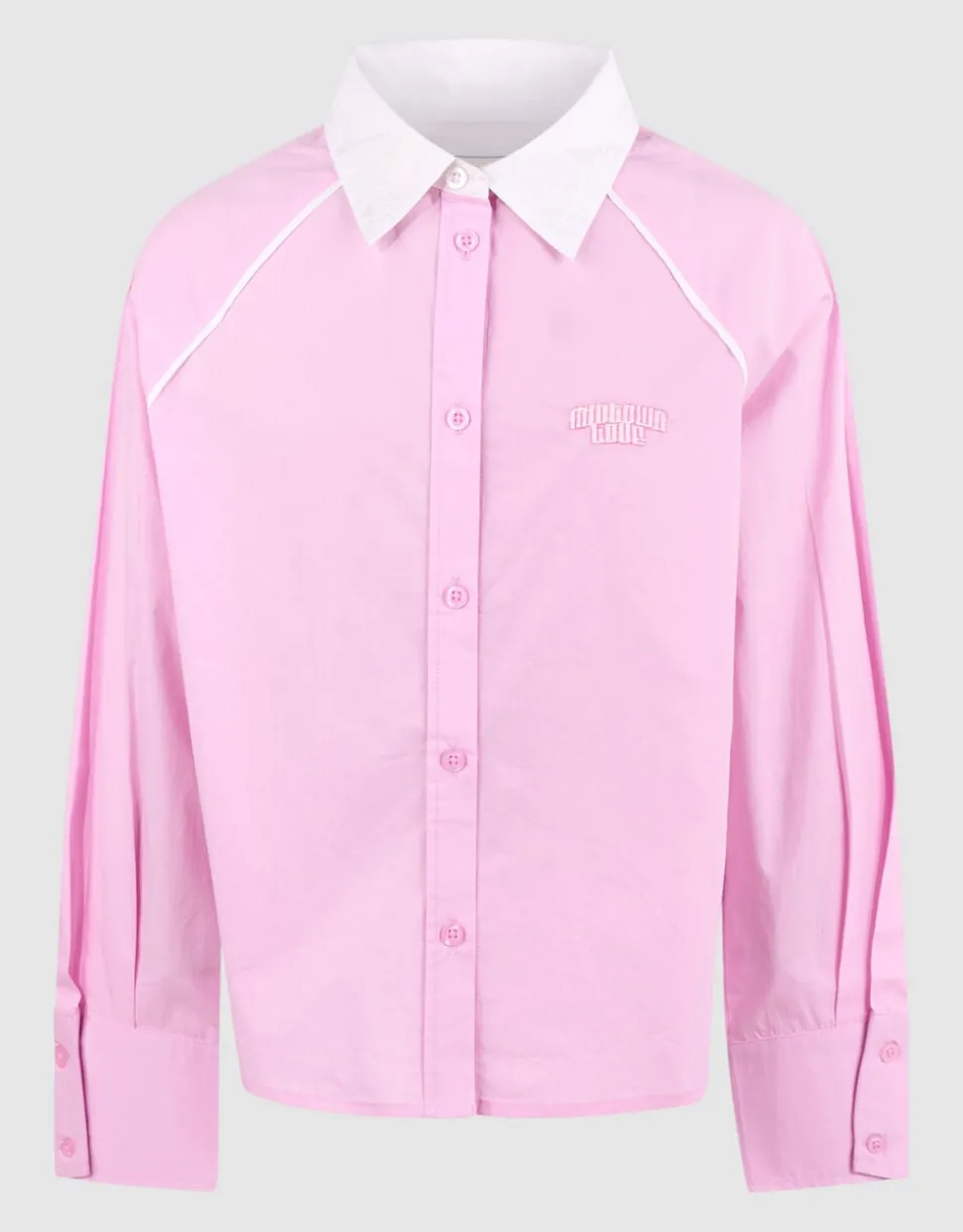 Piping Blouse Lichtroze