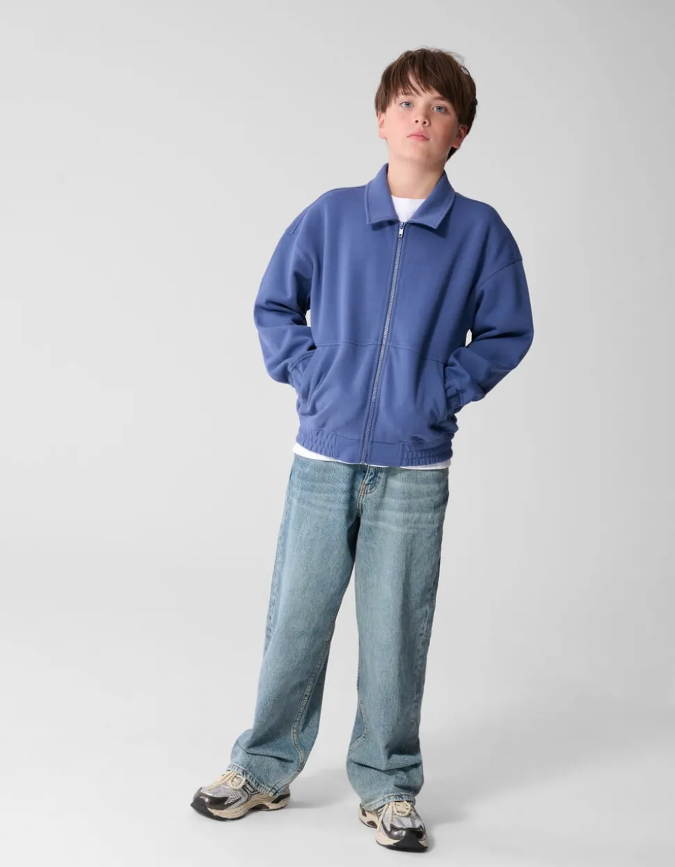 Pique Jack Blauw