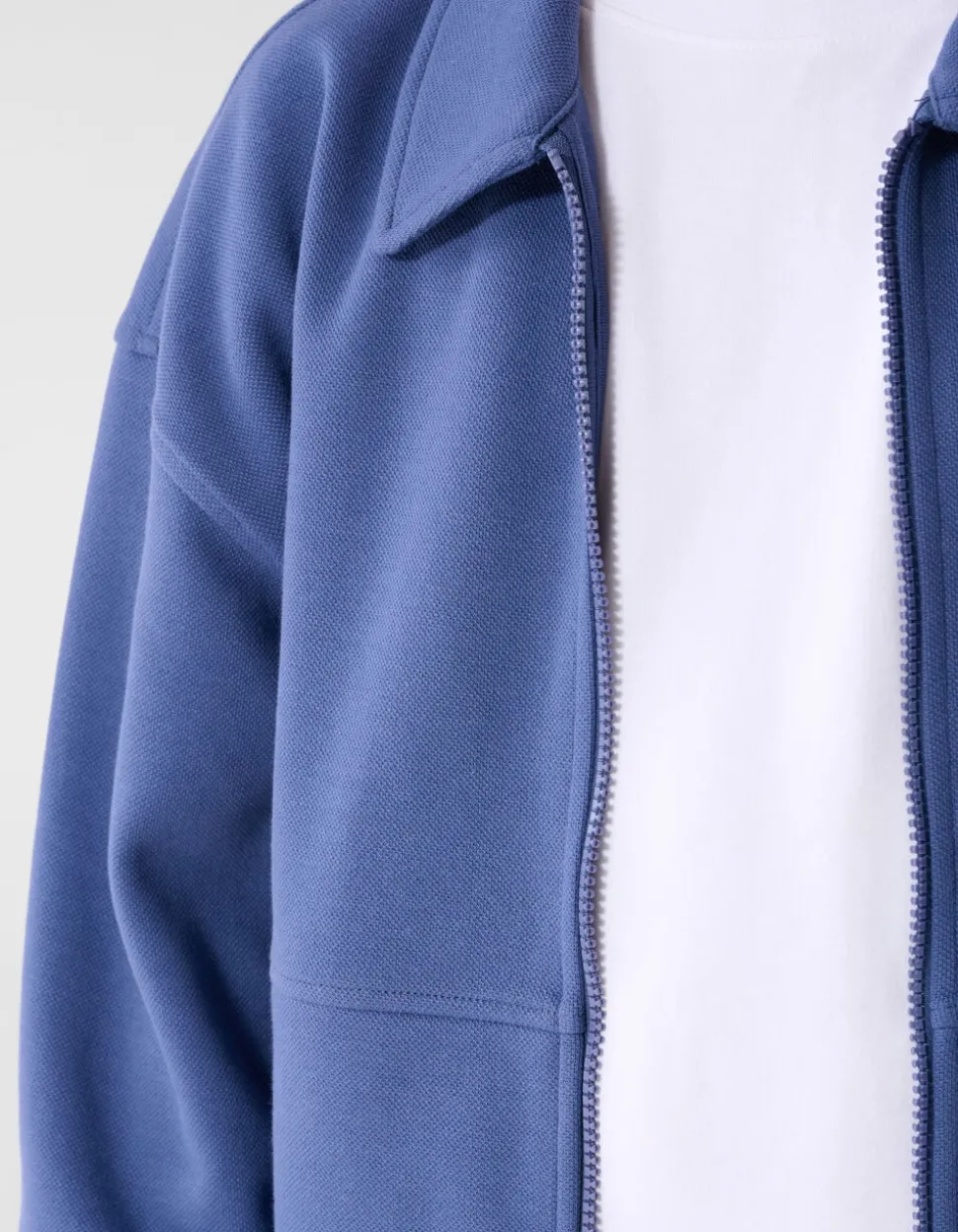 Pique Jack Blauw