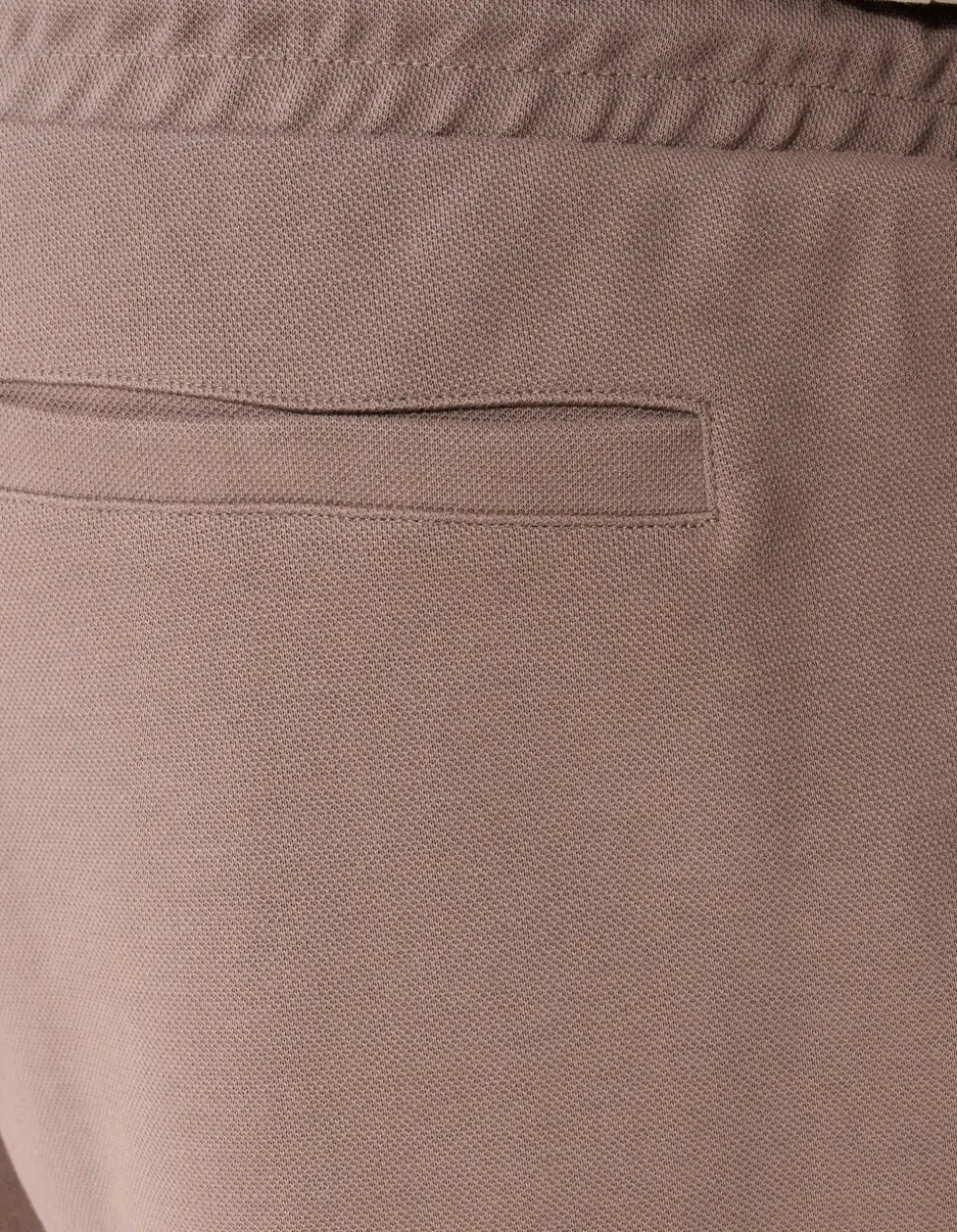Pique Short Taupe