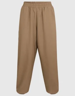 Pleat Balloon Fit Broek Bruin