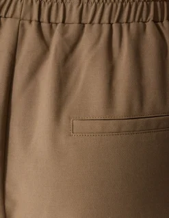Pleat Balloon Fit Broek Bruin