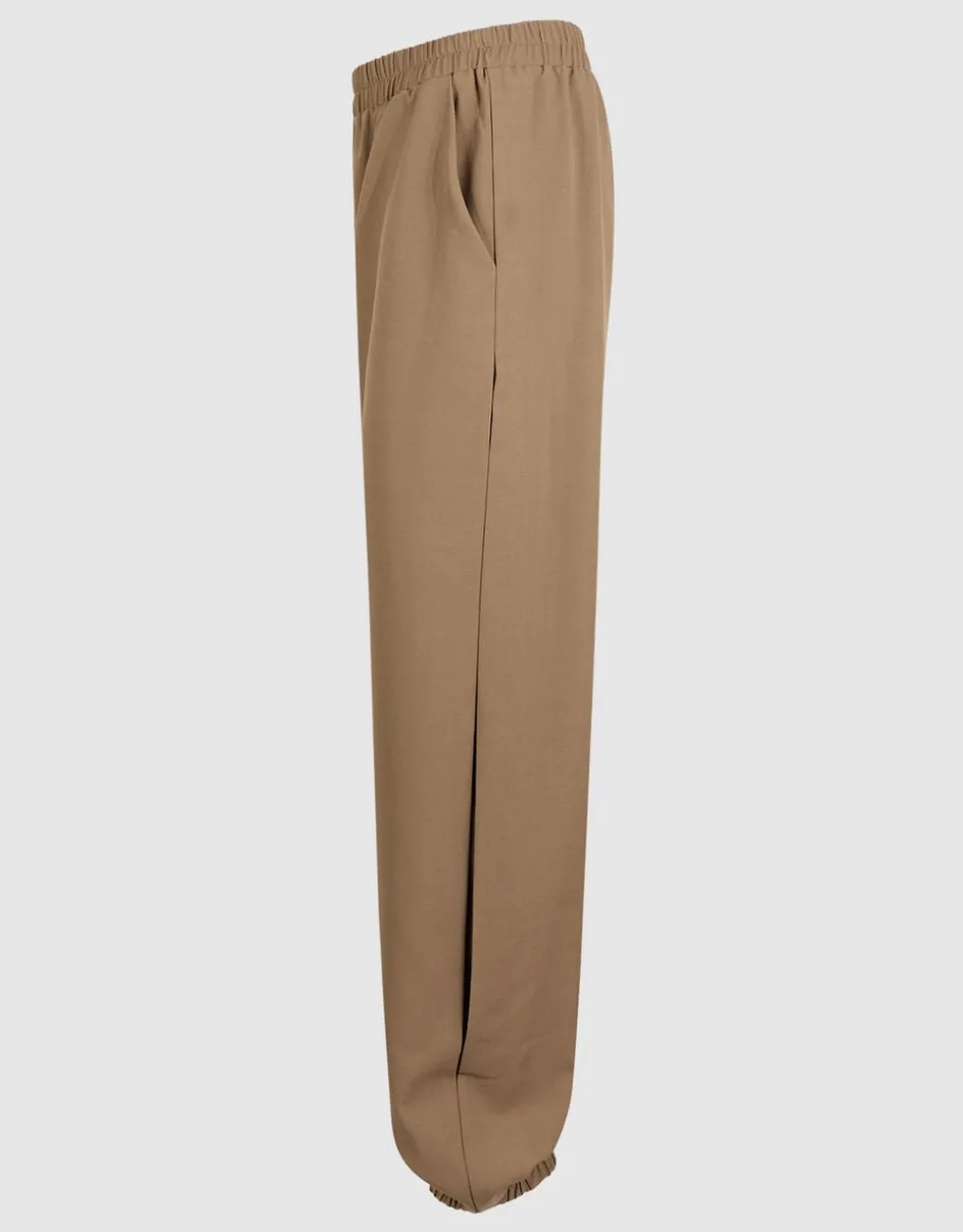 Pleat Balloon Fit Broek Bruin