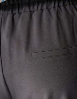 Pleat Balloon Fit Broek Grijs