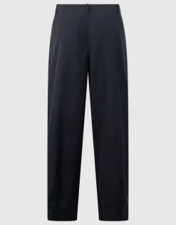 Pleated Broek Donkerblauw By Lonneke