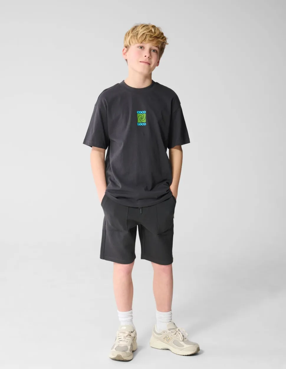 Pocket Short Donkergrijs