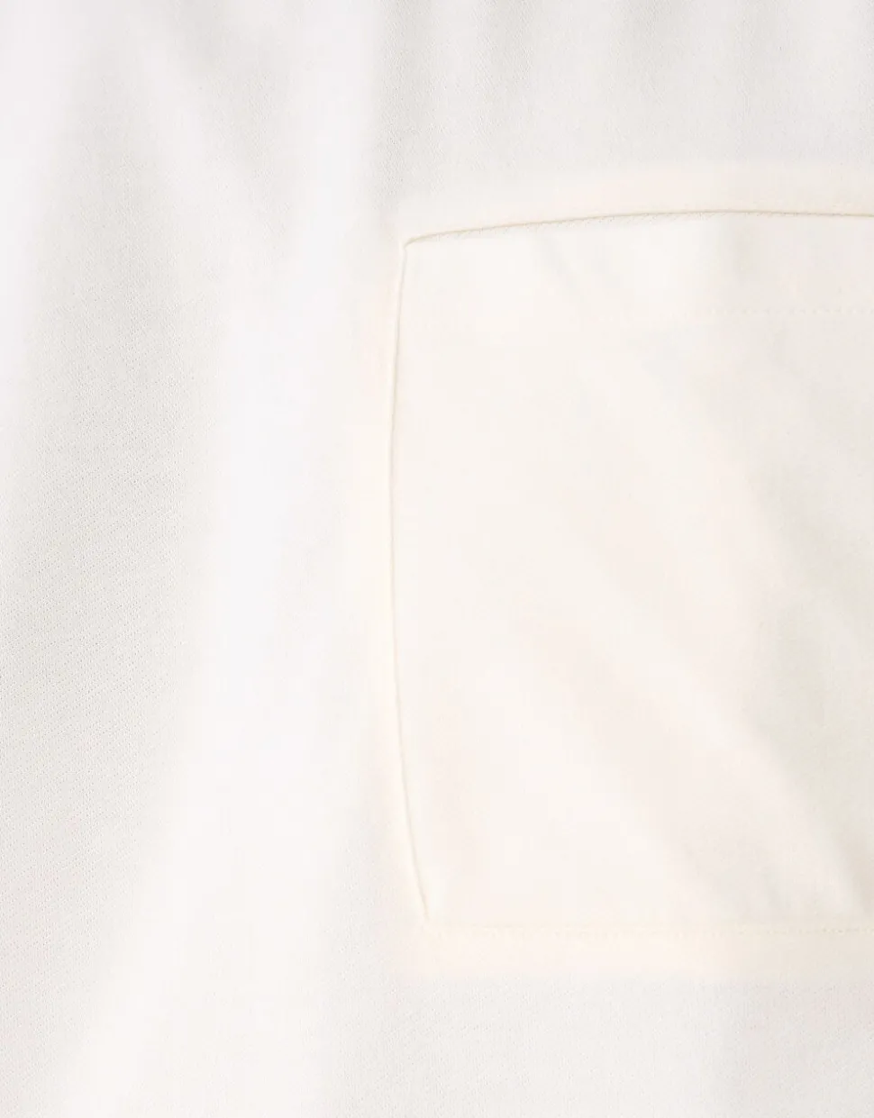 Pocket T-shirt Gebroken Wit
