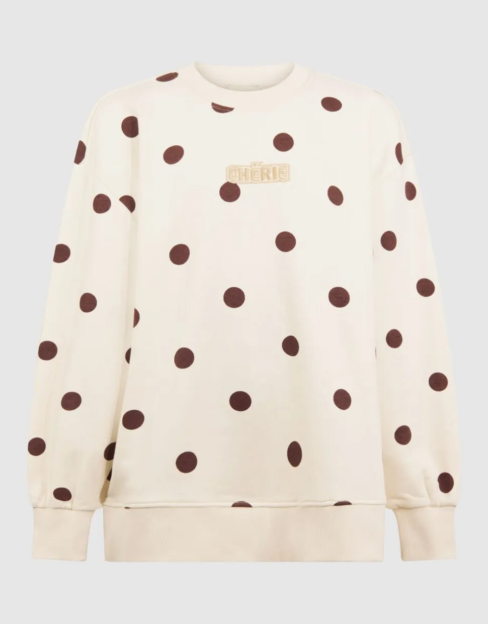 Polkadot Sweater Gebroken Wit