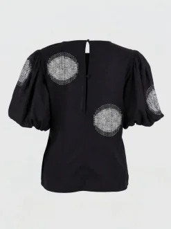 Polka Top Zwart