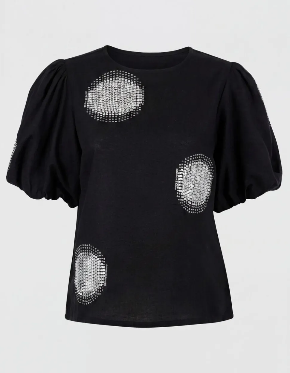 Polka Top Zwart