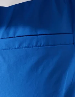 Poplin Short Blauw