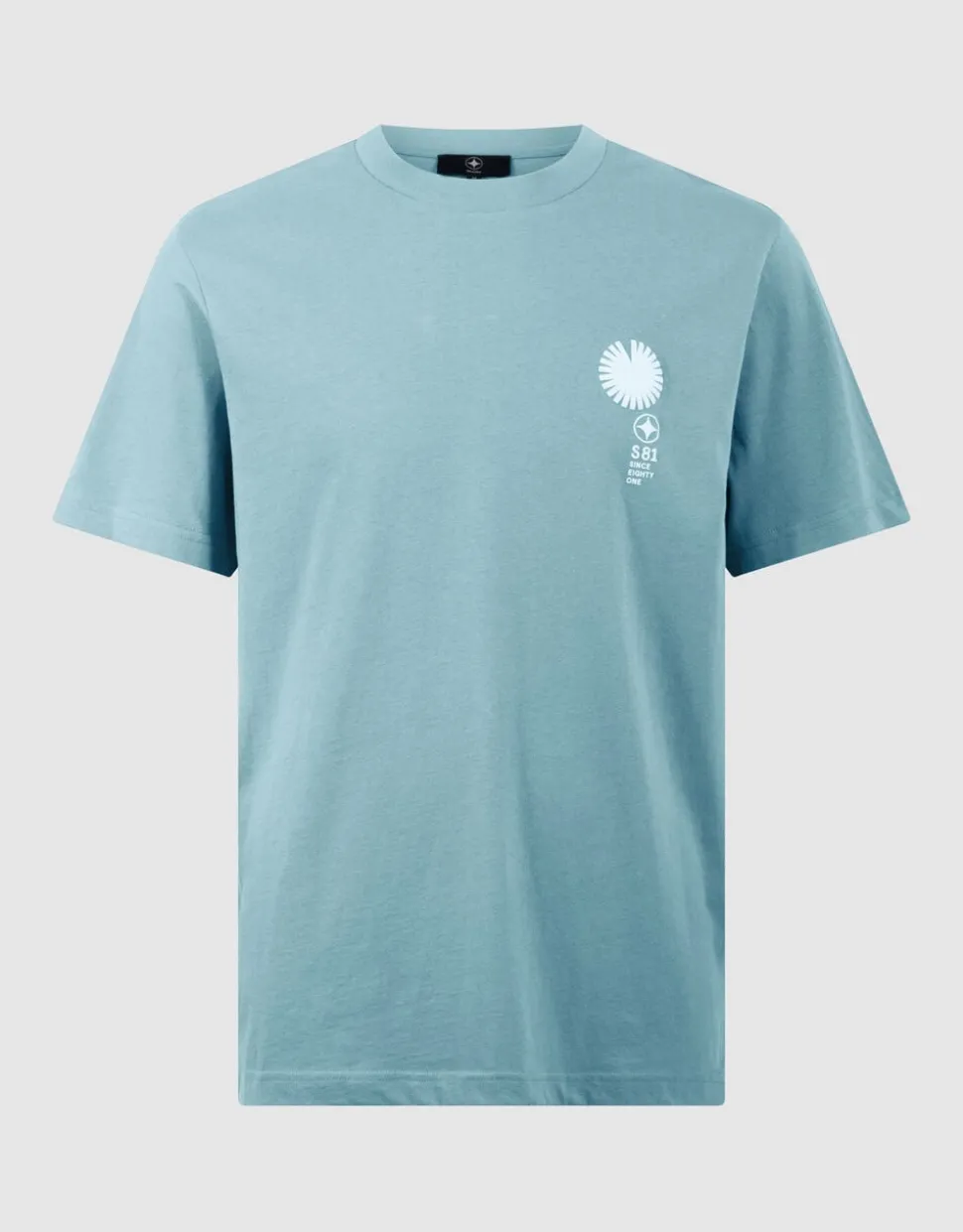 Radar Artwork T-shirt Lichtblauw