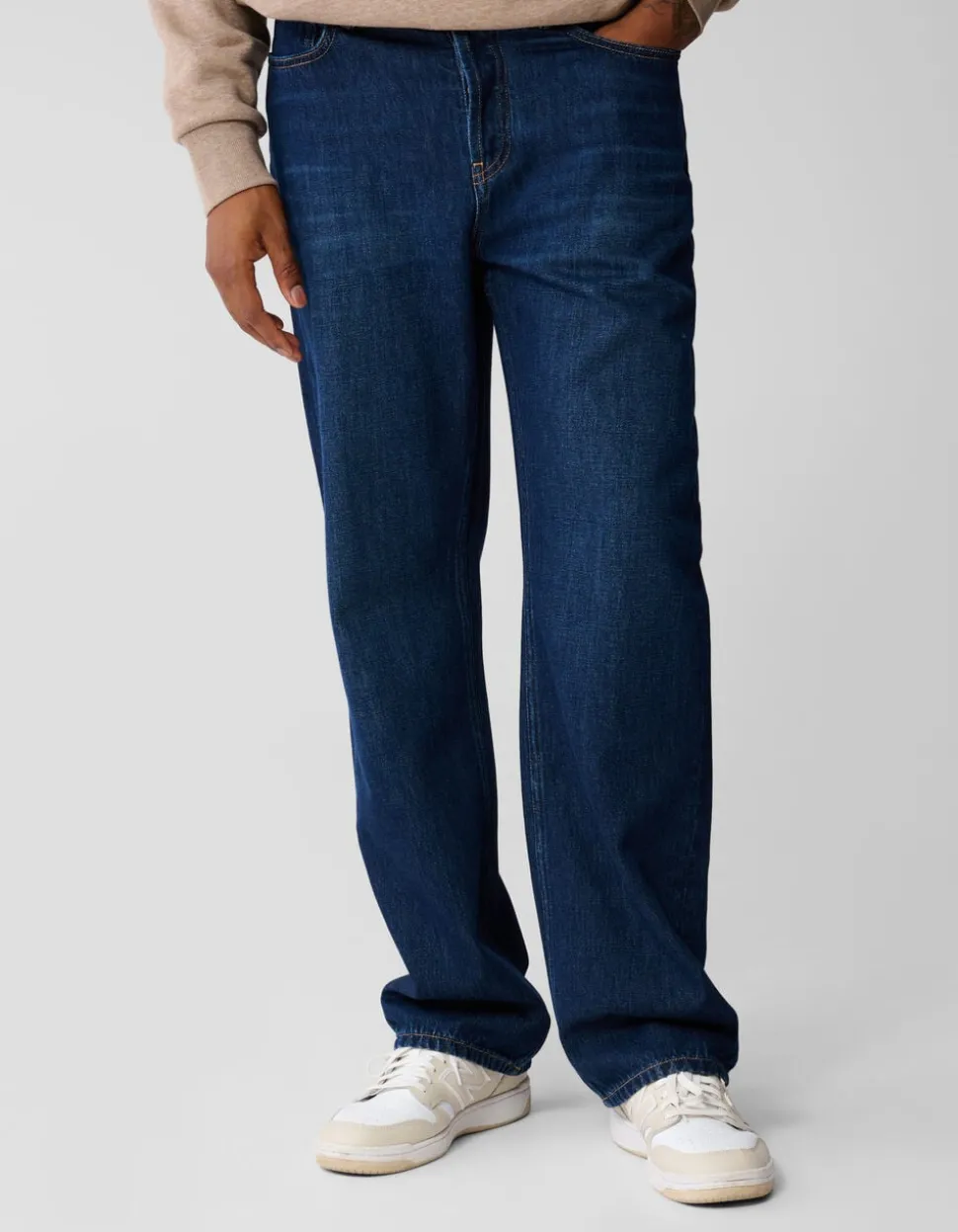 Relaxed Fit Jeans Donkerblauw