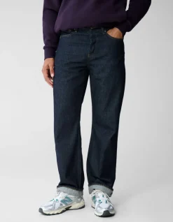 Relaxed Fit Jeans Donkerblauw