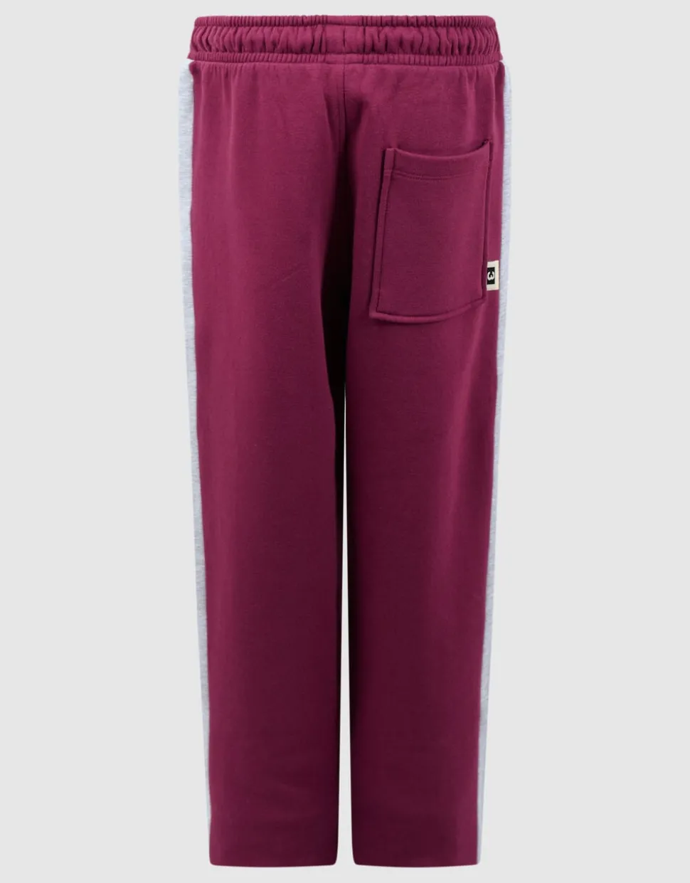 Relaxed Fit Sporty Broek Donkerrood