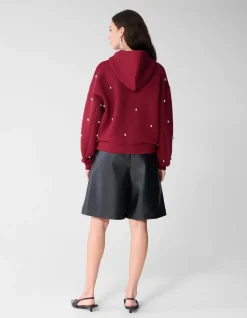 Relaxed Fit Vegan Leren Short Zwart