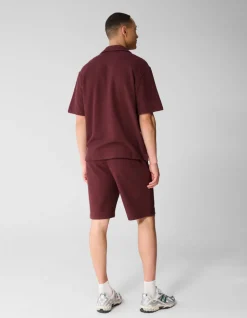 Rib Overhemd Donkerrood