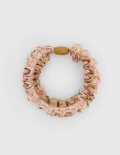 Ruffle Haarelastiek Beige