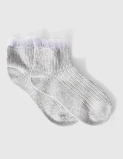 Ruffle Sokken Grijs