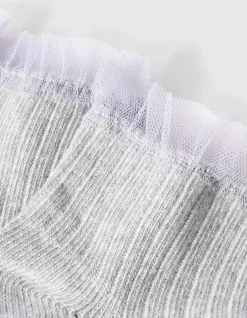 Ruffle Sokken Grijs
