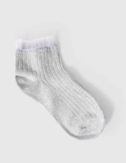 Ruffle Sokken Grijs