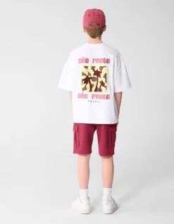 Sao Paolo Artwork T-shirt Wit