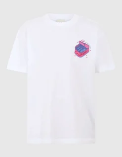 Sardines Artwork T-shirt Wit