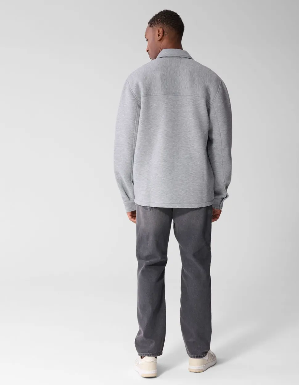 Scuba Overshirt Lichtgrijs